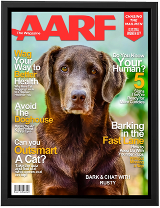 Personalized AARF Magazine Canvas