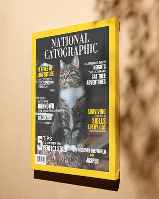 Personalized National Catographic Canvas