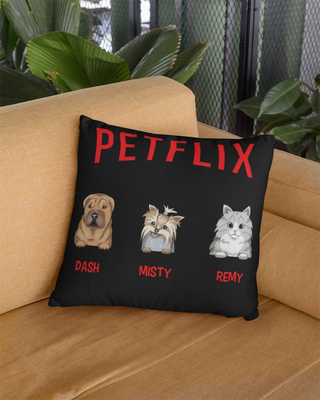 Petflix Pillow (Black)