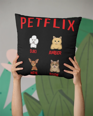 Petflix Pillow (Black)