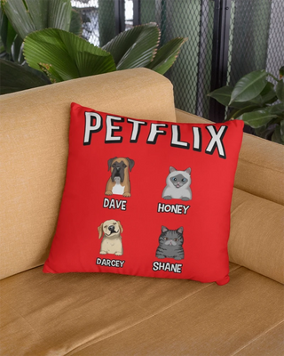 Petflix Pillow (Red)