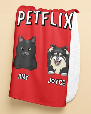 Petflix Fleece Blanket (Red)