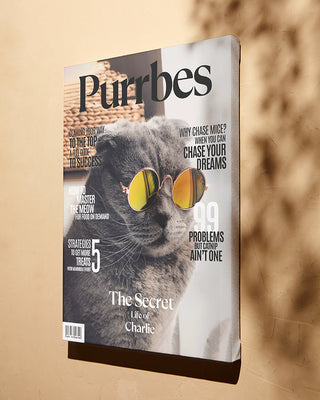 Personalized Purrbes Canvas