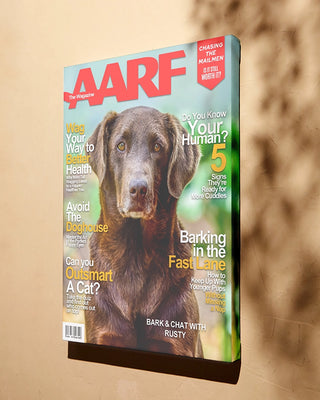 Personalized AARF Magazine Canvas