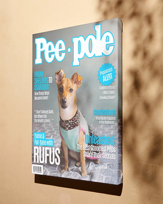 Personalized Pee Pole Canvas