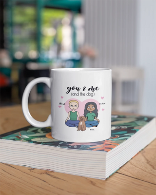 "You & Me (and the dogs)" - Personalized Mug